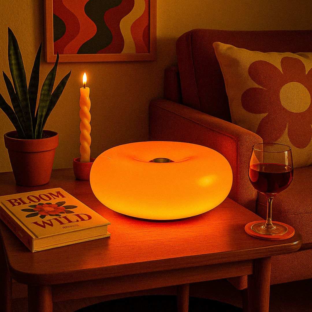 The Donut Lamp – Skulpturelt LED-lys med dæmpbar glød