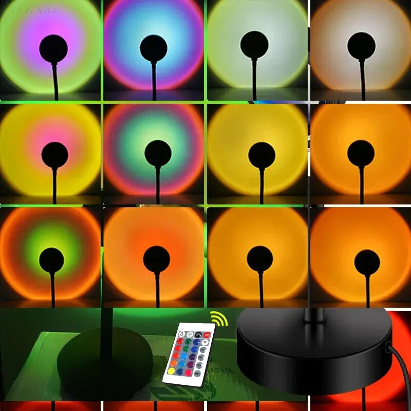 Sunsera - LED Solnedgangsprojekteringslampe