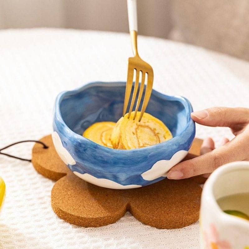 Håndlavet Keramisk Miso Suppe Skål til Daglig Brug