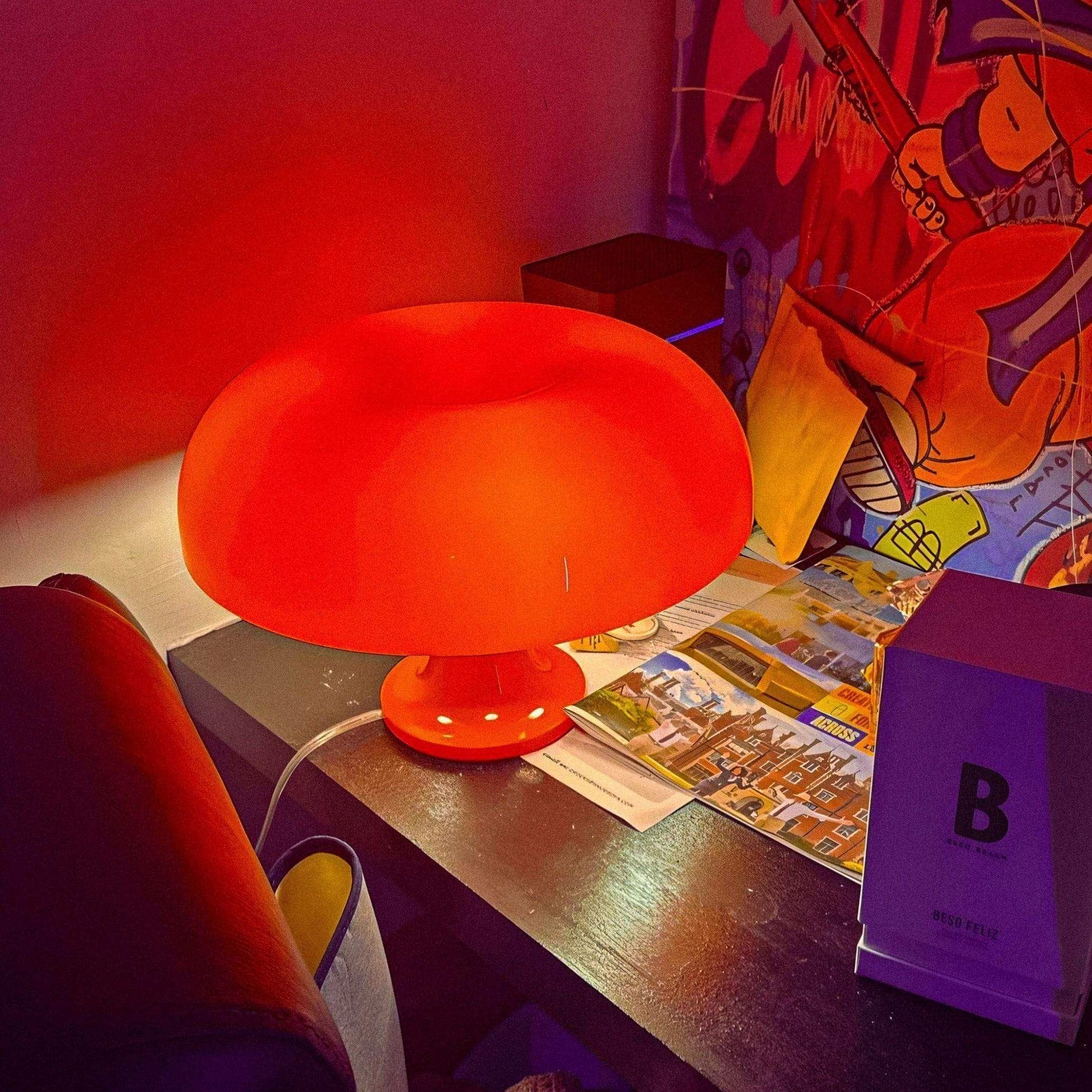 Mushroom skrivebordslampe - Retro, moderne belysning til stilfulde interiører