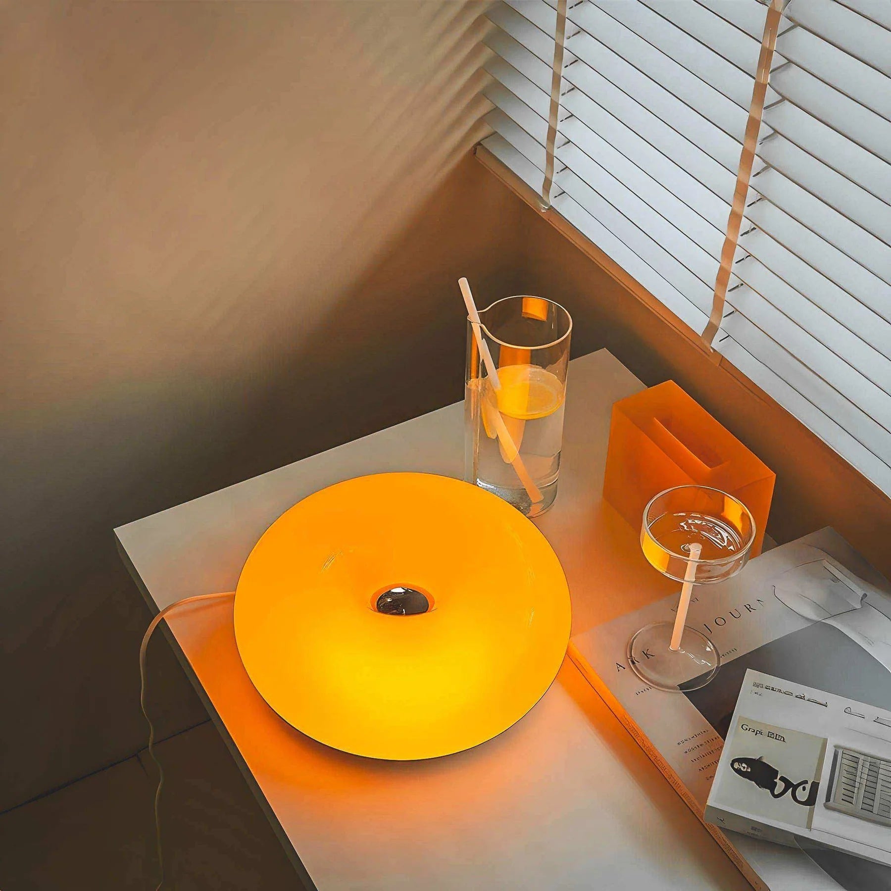 The Donut Lamp – Skulpturelt LED-lys med dæmpbar glød