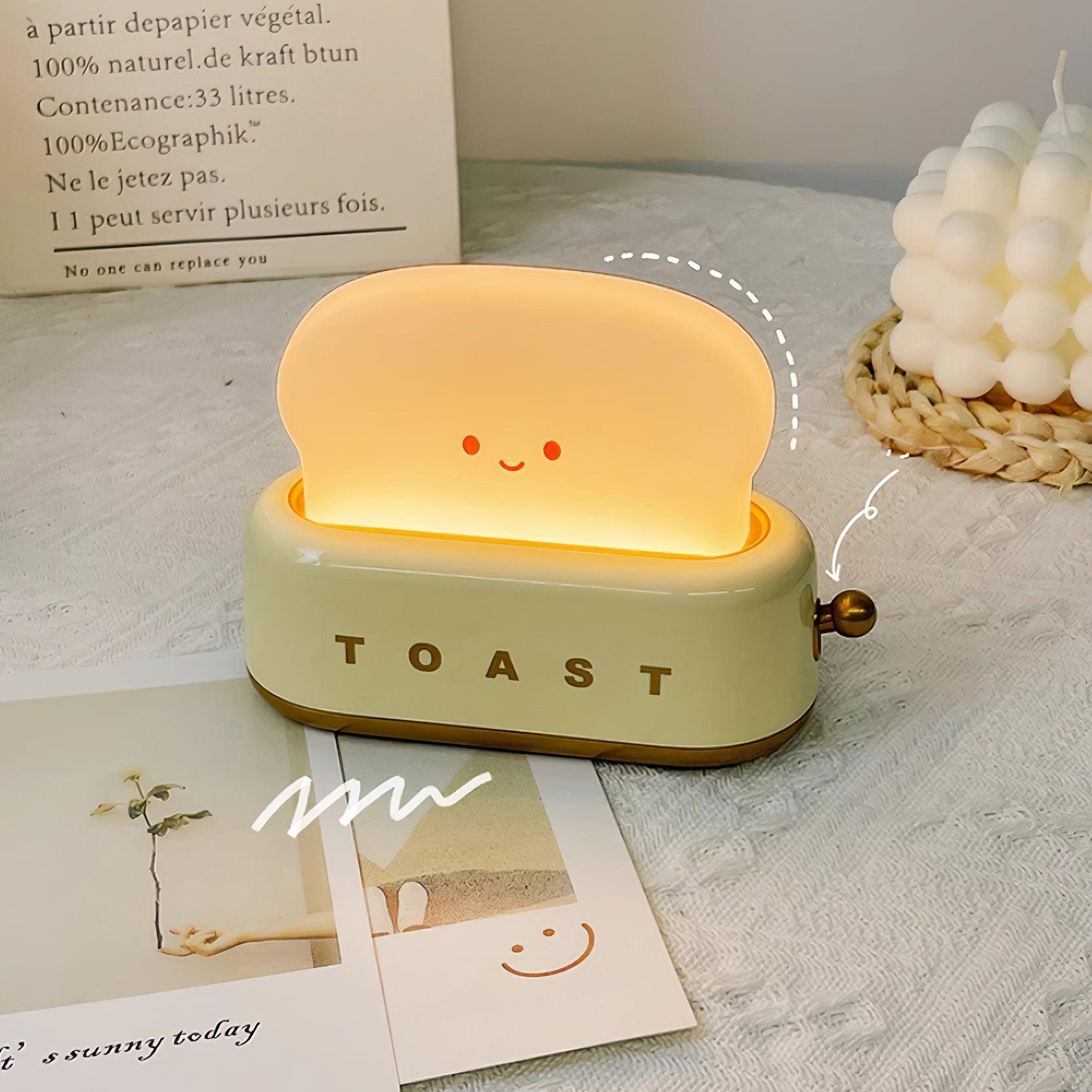 Stylish Bordlampe med Indbygget Batteri og Brødrister Design